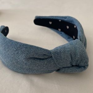 Lele Sadoughi denim headband